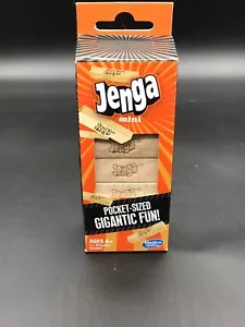 NIB Pocket Size Jenga Mini Wood Blocks Stacking Family Game by Hasbro - Picture 1 of 4