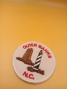 OBX, Outer Banks NC bestickt Cattails Souvenir Patch - Bild 1 von 4