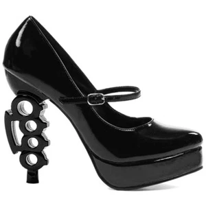 Ellie 5" Messing Knöchel Absatz Pump Erwachsene Damen Schuhe Absätze 550/FLÜCHTIG - Bild 1 von 2