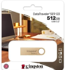 New Kingston DTSE9 G3 512GB USB 3.2 Flash Drive Memory Pen Stick Storage Device - Picture 1 of 4