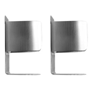 2 Pcs Stainless Steel Toothbrush Holder Bathroom Essentials for New Home - Picture 1 of 12