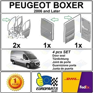Peugeot Boxer II Citroën Jumper II Fiat Ducato III 2006+ Kit de Joints 4 Pièces - Picture 1 of 15