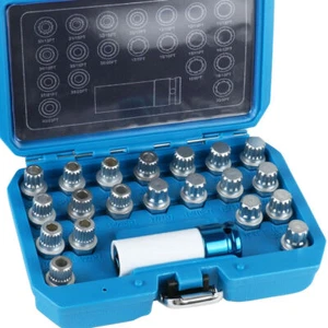 21Pcs Removal Kit Anti-Theft Lug Nut Set Fit For BMW Wheel Locking Key - Picture 1 of 7