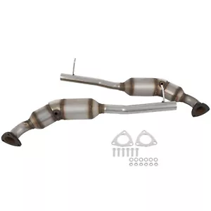 2x Catalytic Converter For Land Rover Range Rover 2010 11 2012 5.0L EPA Approved - Foto 1 di 6
