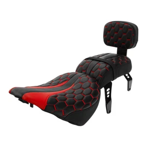 Driver Passenger Seat & Pad Fit For Indian Scout Bobber ABS 2018-2020 2019 - Foto 1 di 10