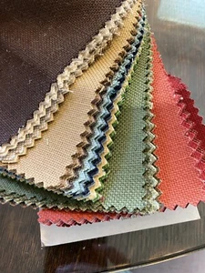 FABRIC SAMPLE BOOK MultiColor Union Linen texture Solids 52 pcs LOT Quilt Craft - Picture 1 of 12
