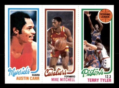 1980 Topps Basketball #34 Carr Mitchell Tyler NM *e6 - Image 1 of 2