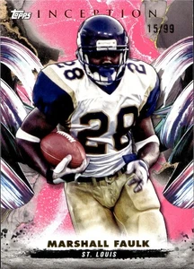 Marshall Faulk - 2024 Topps Inception Football - Numbered /99 #78 - Bild 1 von 2