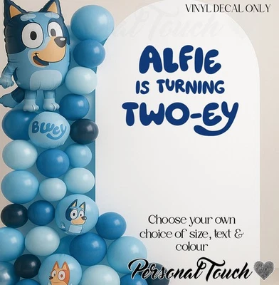 BERRY FIRST BIRTHDAY VINYL DECAL FOR SAIL BOARD BALLOON BACKDROPS Personalised BLUEY THEME Birthday Vinyl Decal for Board Backdrop Balloon Sticker
