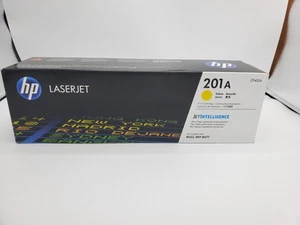 HP 201A Original LaserJet Toner Cartridge (CF402A) - Yellow- Sealed - Picture 1 of 4