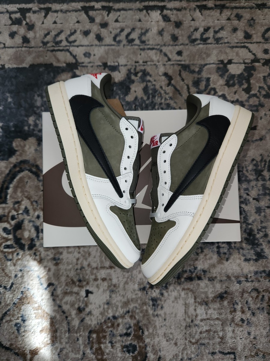 Travis Scott x Air Jordan 1 Retro OG SP Low Reverse Olive Travis Scott x Air Jordan 1 Retro OG SP Low Reverse Olive