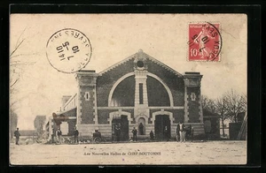 CPA Chef-Boutonne, Les Nouvelles Halles 1910 - Picture 1 of 2