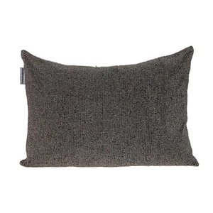 Shimmering Gray Beaded Luxury Throw Pillow - Picture 1 of 8