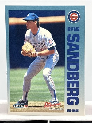 Fleer Ryne Sandberg 92 #3 In2301 Foto 1 de 2