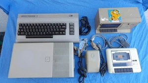 Commodore 64 Brotkasten, 1541, SpeedDOS Plus, Datasetten, Netzteil, Kabel - Bild 1 von 20