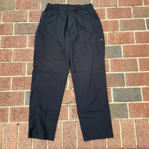 Chef Works Men's Baggy Chef Pants Size Large Black Kitchen Restaurant inseam 30" - Picture 1 of 8