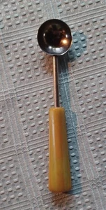 Vintage Butterscotch Bakelit Melone Kugelschaufel Küchenutensilien alt 5" Länge - Bild 1 von 7