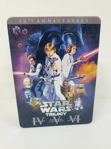 STAR WARS TRILOGY 30TH ANNIVERSARY TIN CASE ONLY JAPAN - Picture 1 of 8
