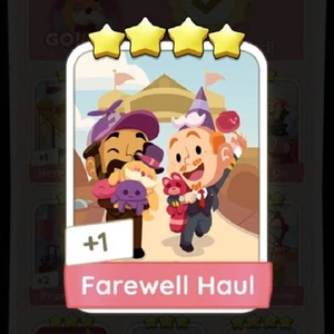Farewell haul Mono_poly_Go_ Stickers Cards 4 Stars_ FAST delivery ⚡⚡⚡⚡ - Picture 1 of 1