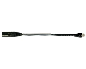Ethercon CAT5e to RJ45 Shielded Adapter, 7 in. - Picture 1 of 3