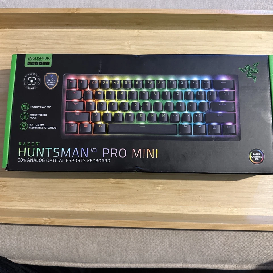 Razer Huntsman V3 Pro Mini Gaming Keyboard Black (RZ03-04990300-R3W1)