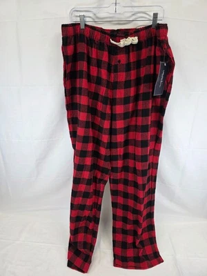 Pantalones para dormir pijama a cuadros de franela súper suaves Ashford & Brooks para hombre talla XL Foto 1 de 4