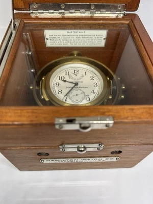 Cronómetro Hamilton Modelo 22 Barco Segunda Guerra Mundial Foto 1 de 4