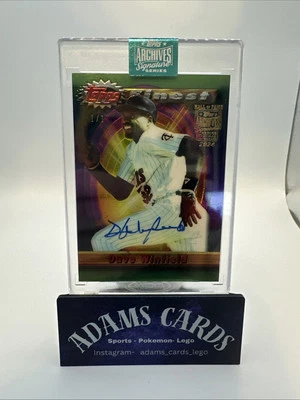 Dave Winfield 2024 Topps Archives Signature 1/1 1994 Topps Finest Auto Card HOF - Image 1 of 4