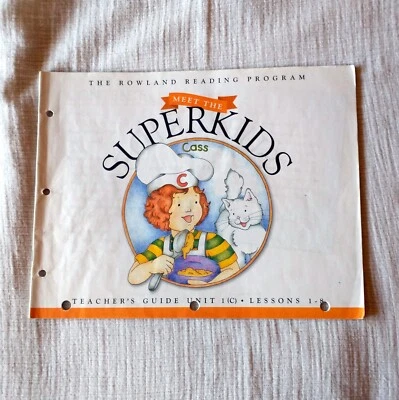 Teacher’s Guide Unit 1 Cass Meet the Superkids Reading Program Kindergarten - Image 1 of 3