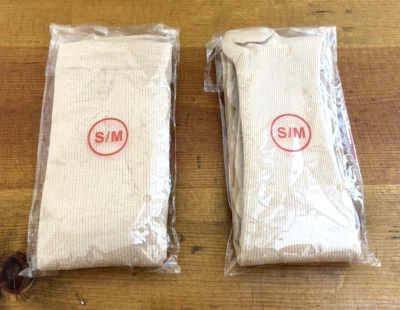 Nuevos Calcetines de Compresión Pequeños - Med Set de 2 Beige Tostado Unisex Foto 1 de 3