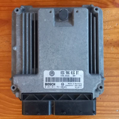 CALCULATEUR VW TOURAN 2.0 TDI -DÉCODÉ -BOSCH EDC16U1  0281011761 / 03G906016 BT - Immagine 1 di 2