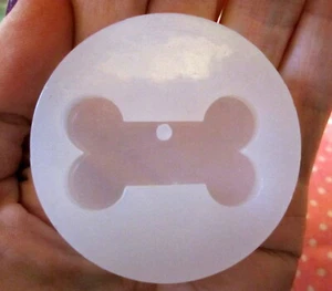 Silicone Dog Name Tag Bone Mold - Resin - Picture 1 of 3