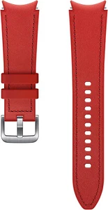 Samsung Bracelet en Cuir Hybride pour Galaxy Watch4/Watch4 Classic - Rouge, M/L - Picture 1 of 4