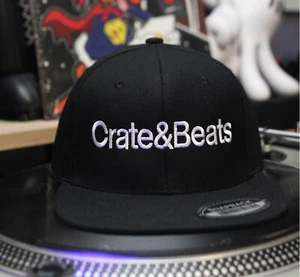 CRATE AND BEATS RETRO STYLE SNAPBACK CAP HIP HOP DJ TECHNICS DRIP  - Picture 1 of 4