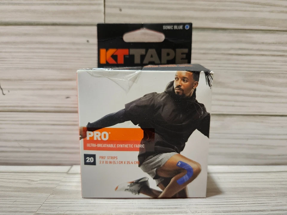 2 Rolls of KT Tape Pro 20 Strip 10 Precut Strips Kinesiology Therapeutic Tape