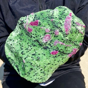 5.51LB Natural green Ruby zoisite (anylite) crystal Chakra Healing Energy - Picture 1 of 11