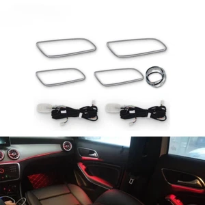 12-Color LED Door Interior Trim Ambient Light For Benz A/CLA/GLA W176 W117 X156 - Picture 1 of 15