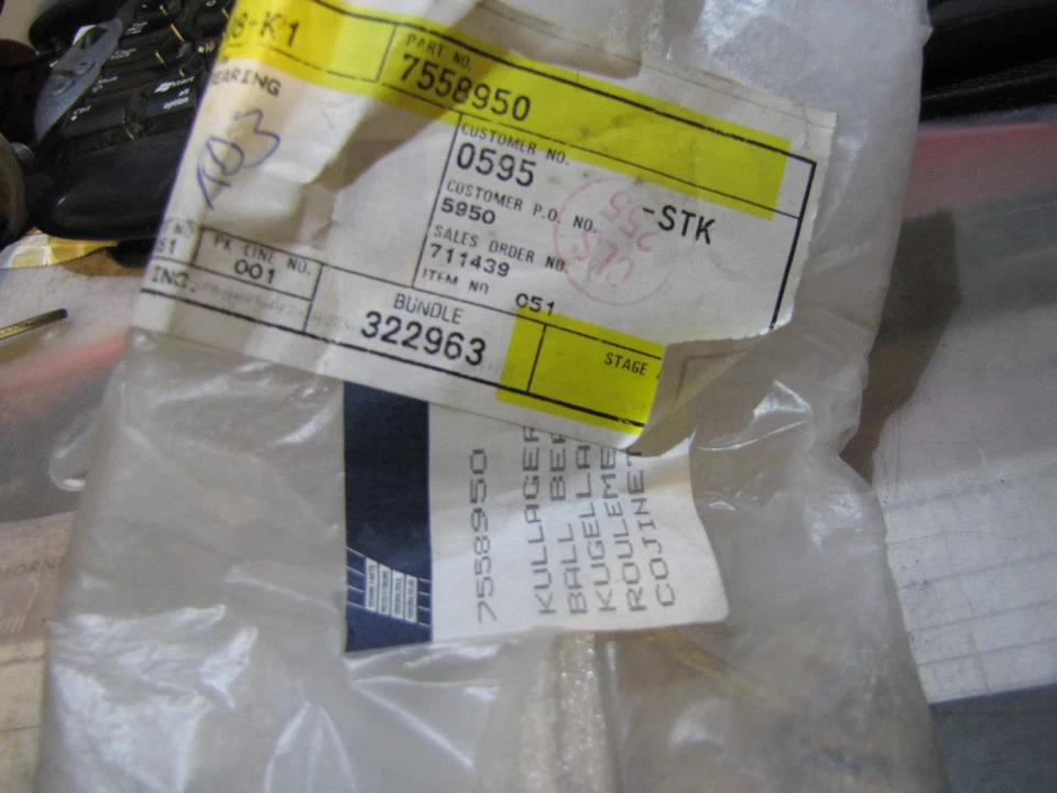 NOVO OE Saab 9000 rolamento de esferas 7558950  - Imagem 1 de 1