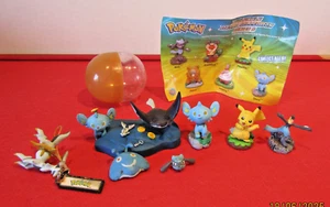 Pokemon Buildable Figure Bundle Pikachu Shinx 2006 Tomy & Capsule Gacha (BK3) - Bild 1 von 5