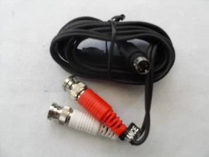 Cable SVHS ÚNICO de 6 pies 4 pines M a doble BNC M NEGRO - Imagen 1 de 1