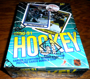 1990-91 OPC O-Pee-Chee Hockey Wax Box Sealed Authenticated by BBCE FASC GRETZKY