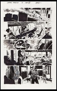 Captain America Vol 5 #21 page 5 art by Steve Epting Agent 13 Crossbones Sin - Bild 1 von 2