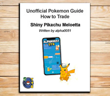 Pokemon Guide How to Trade Shiny Pikachu Meloetta Include 1 Registered Trade