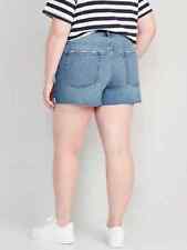 $40 OLD NAVY HI-RISE FACTORY DISTRESSED 100% COTTON JEANS SHORTS 16 (38" WAIST)