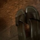 Pesaro Sandals Shoes Brown Size 9  Slip On