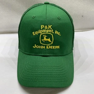 John Deere Trucker grün Netz Druckknopflasche Mütze - Einheitsgröße P&K Ausrüstung - Bild 1 von 9