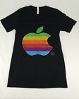 Style vintage femme arc-en-ciel Apple Computer petit S T-shirt iPhone EUC