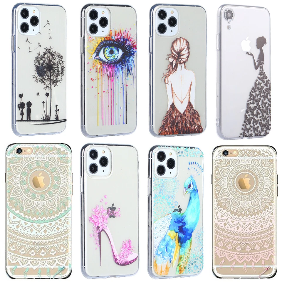 POEGO Hülle für iPhone 11 12 13 14 15 16 PRO MAX MINI 16e XR XS 8 SE Handy Cover Case
