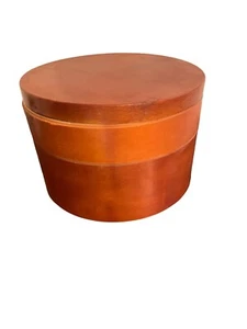 Round Shaker Style Pantry Spice Wood 10" Box Multi Tier - Picture 1 of 13