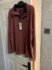 Men’s Raging Bull Rugby Style Top Mauve XL - Picture 1 of 2